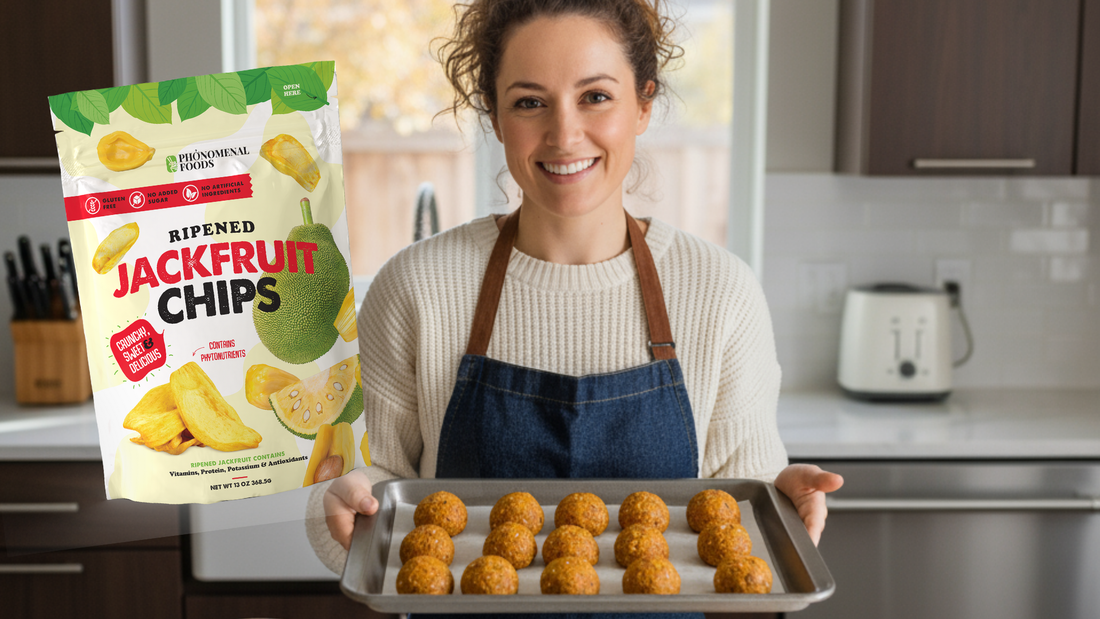 Easy Pumpkin Spice Energy Balls (with Jackfruit Chips!) Recipe