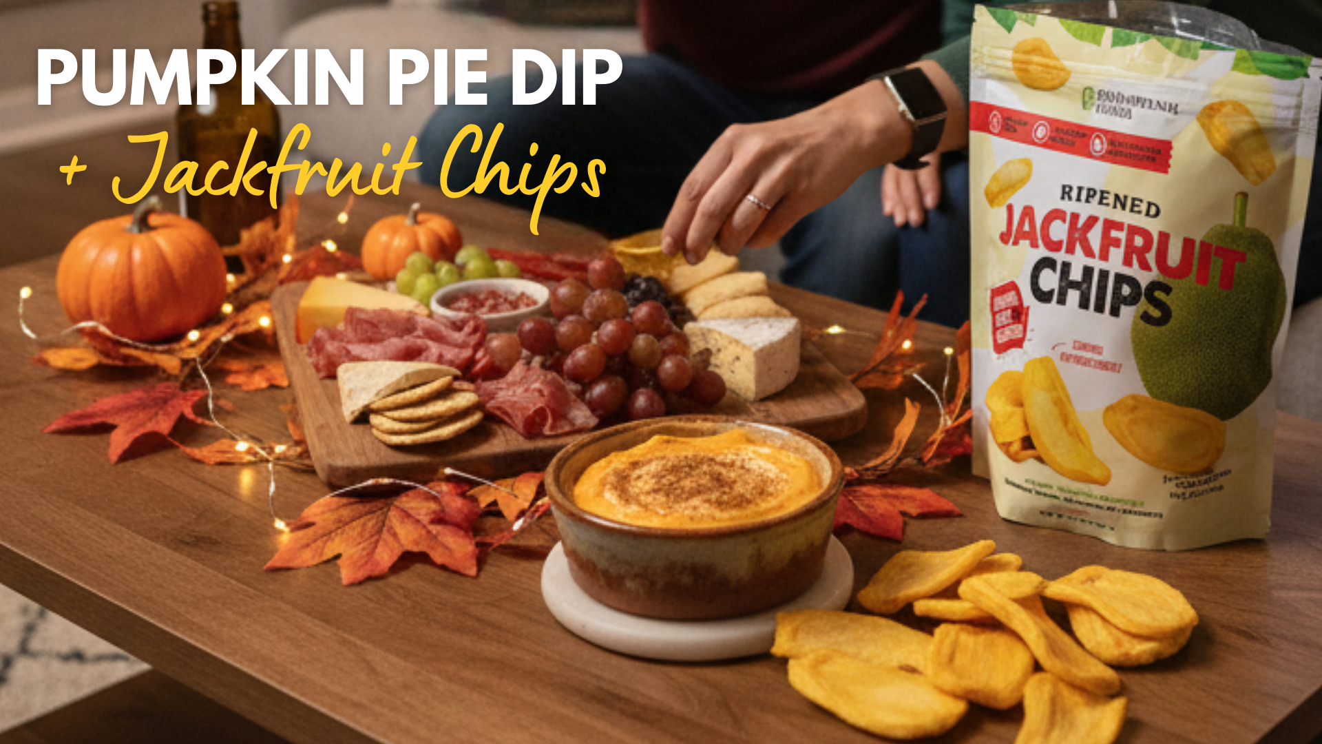 Pumpkin Pie Dip + Jackfruit Chips Recipe
