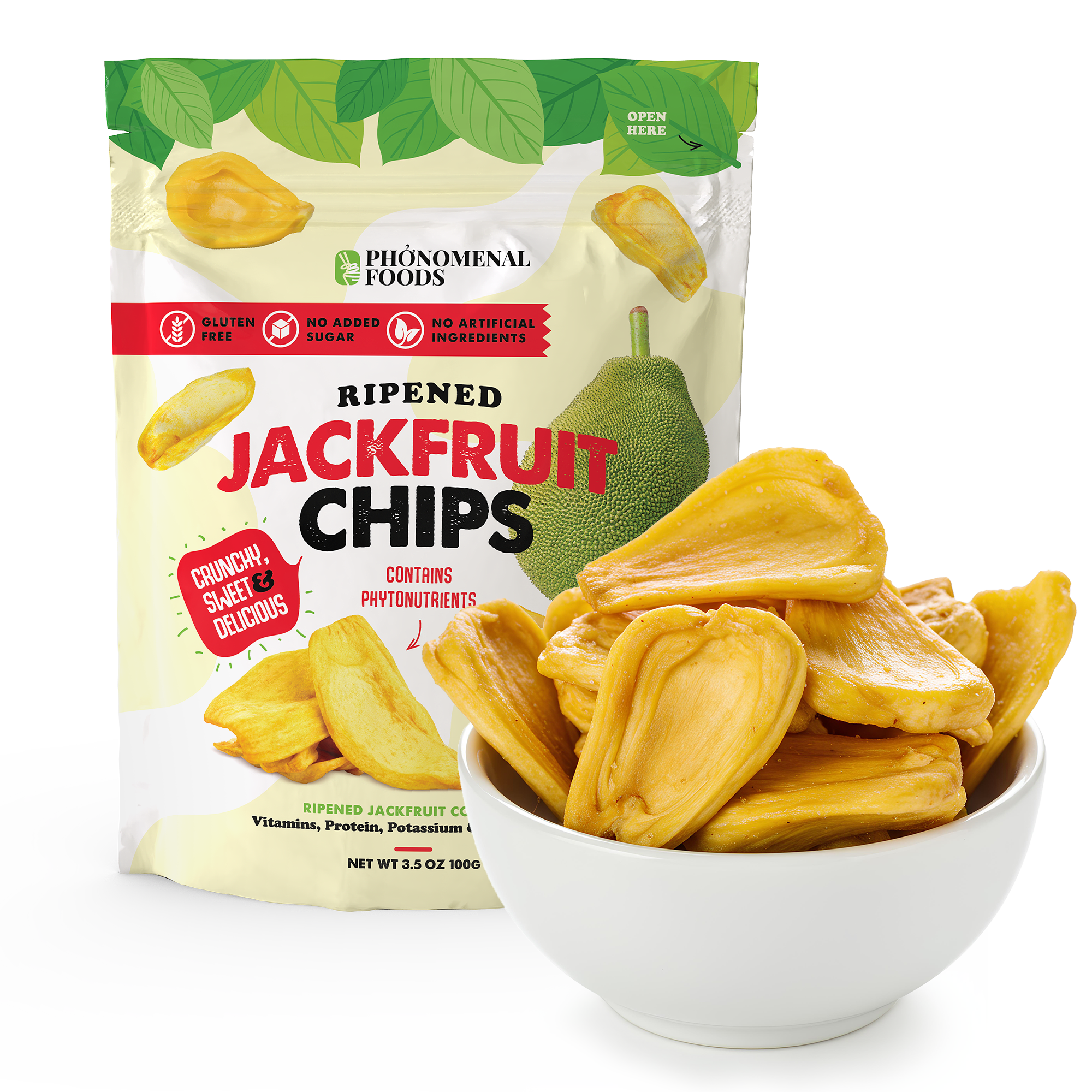 Phonomenal Ripened Jackfruit Chips (13oz Bag)