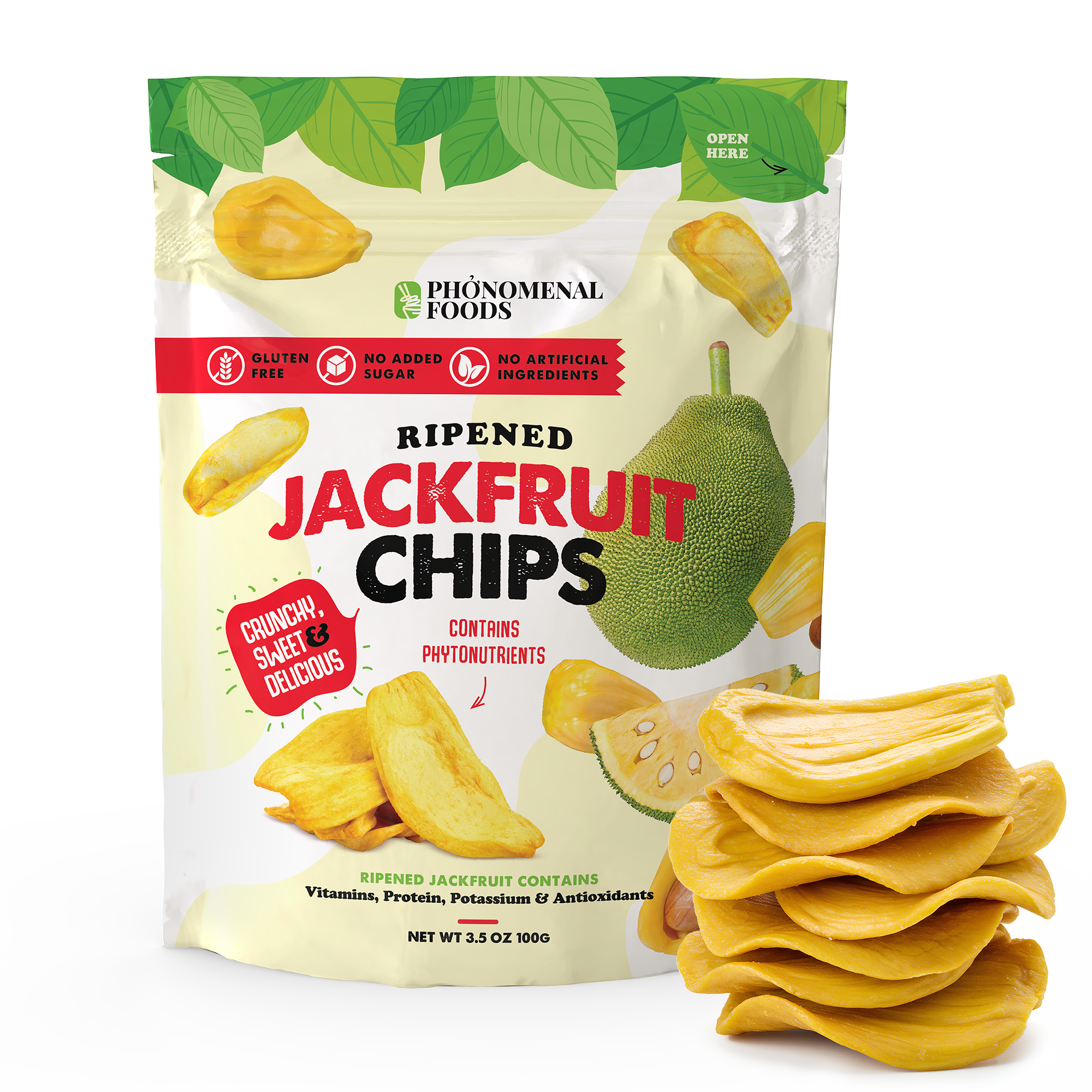 Phonomenal Ripened Jackfruit Chips (13oz Bag)