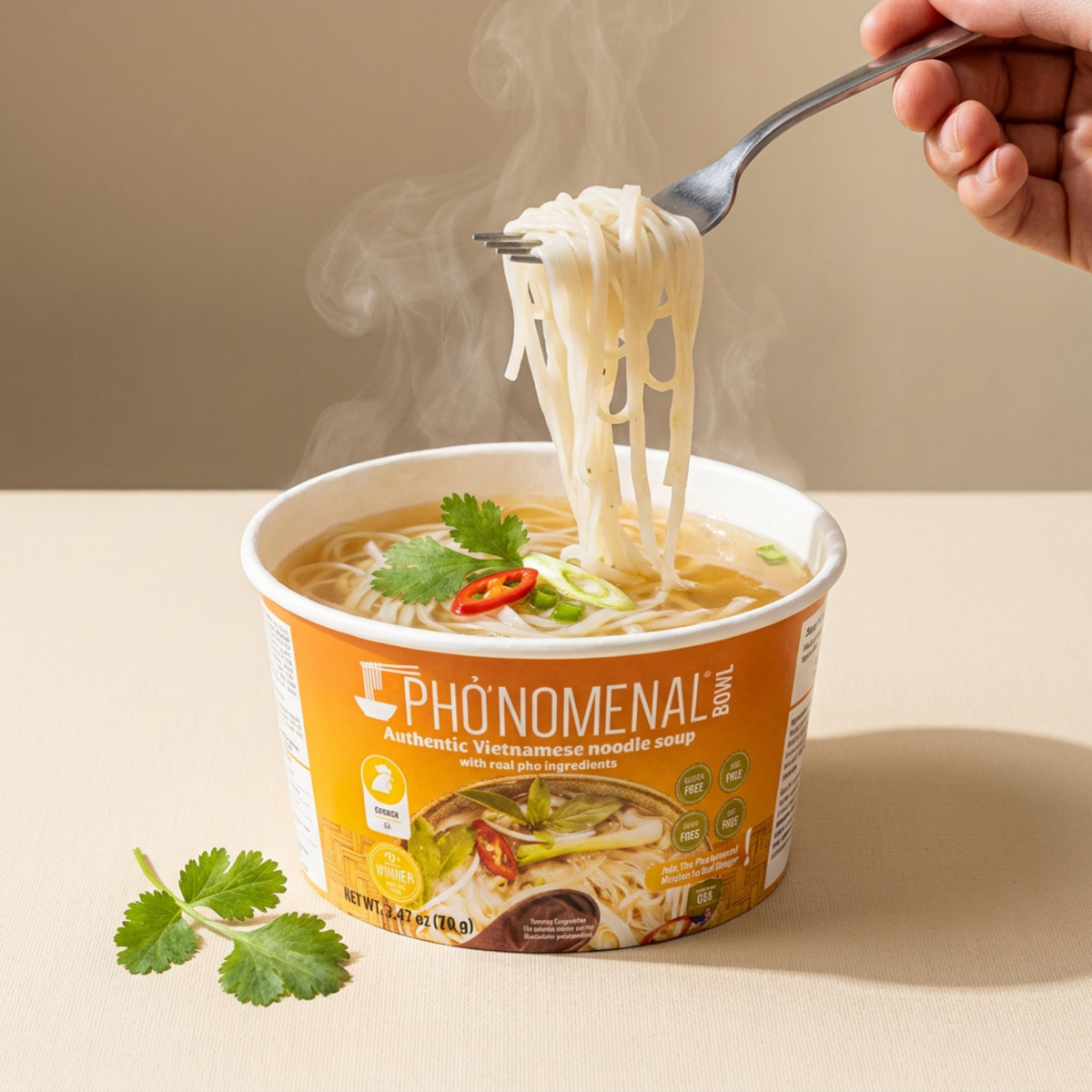 Pho’nomenal Bowl Instant Chicken Pho (Case of 6 Bowls)