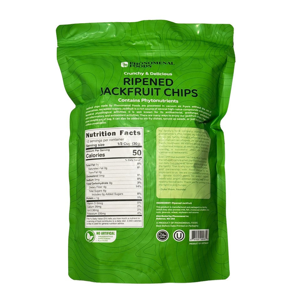 Phonomenal Ripened Jackfruit Chips (13oz Bag)