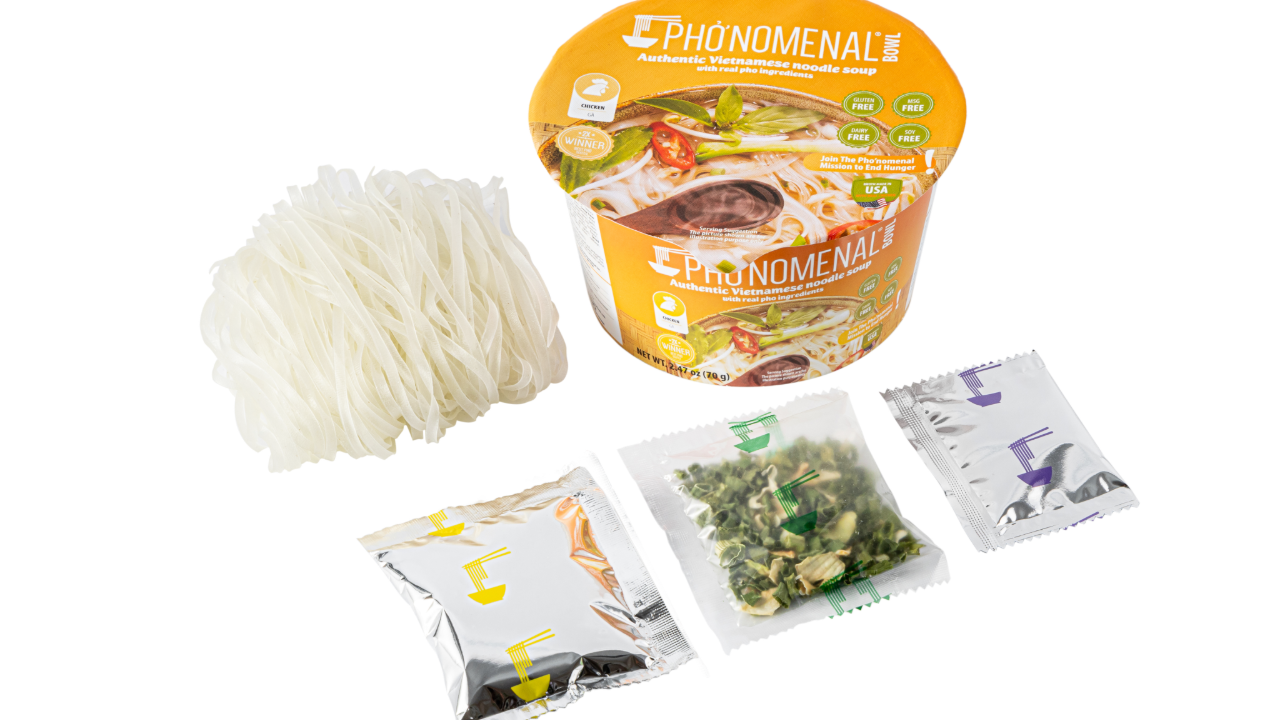 Pho’nomenal Bowl Instant Chicken Pho (Case of 6 Bowls)