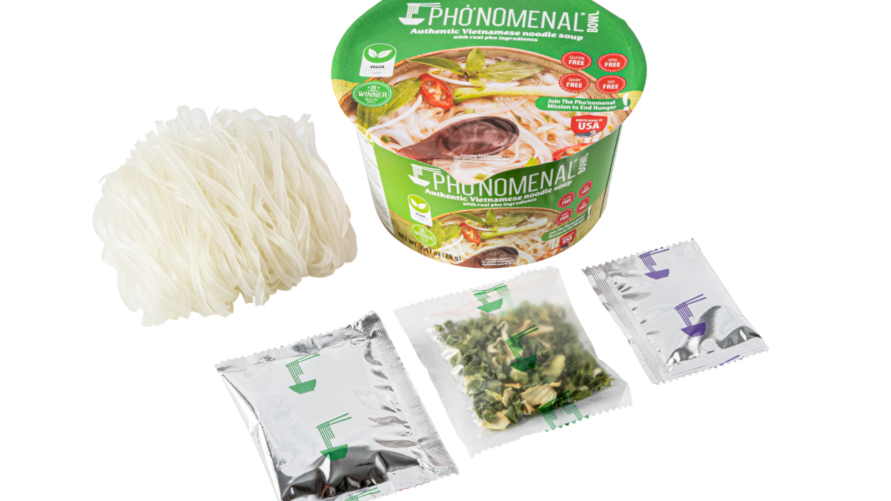 Pho’nomenal Bowl Instant Veggie Pho (Case of 6 Bowls)