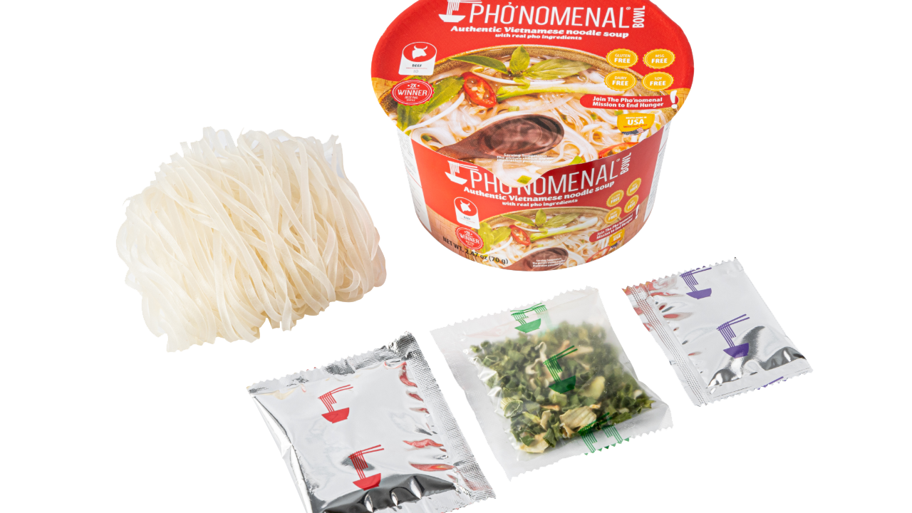 Pho’nomenal Bowl Instant Beef Pho (Case of 6 Bowls)
