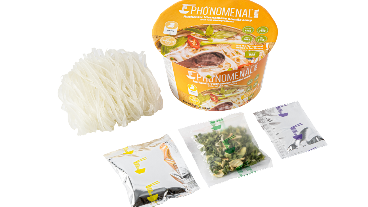 Pho’nomenal Bowl Instant Chicken Pho (Case of 6 Bowls)