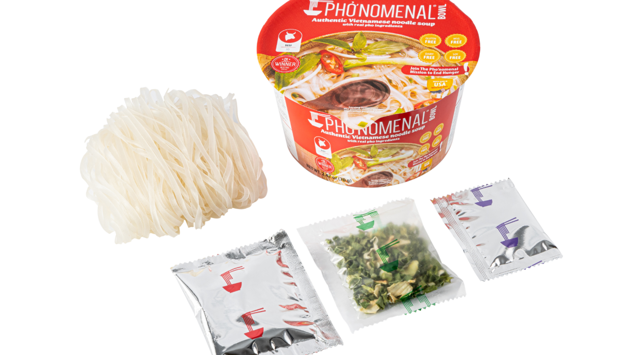 Pho’nomenal Bowl Instant Beef Pho (Case of 6 Bowls)