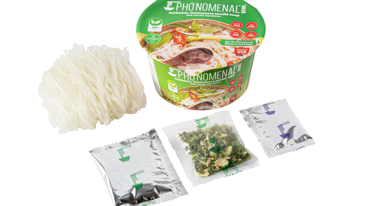 Pho’nomenal Bowl Instant Veggie Pho (Case of 6 Bowls)